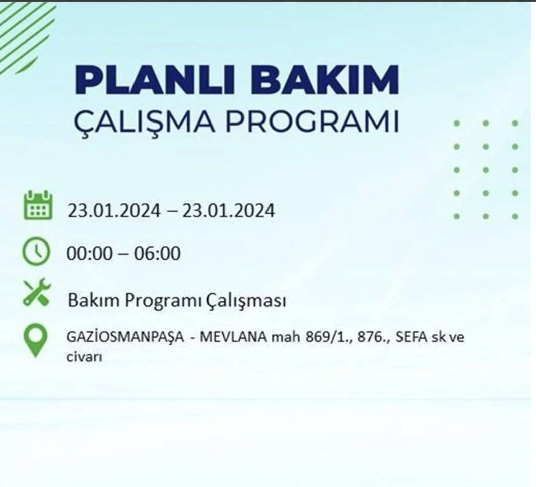 İstanbul karanlığa gömülecek! 22 ilçede saatlerce elektrik gelmeyecek! Hangi ilçelerde elektrik kesintisi var? 37